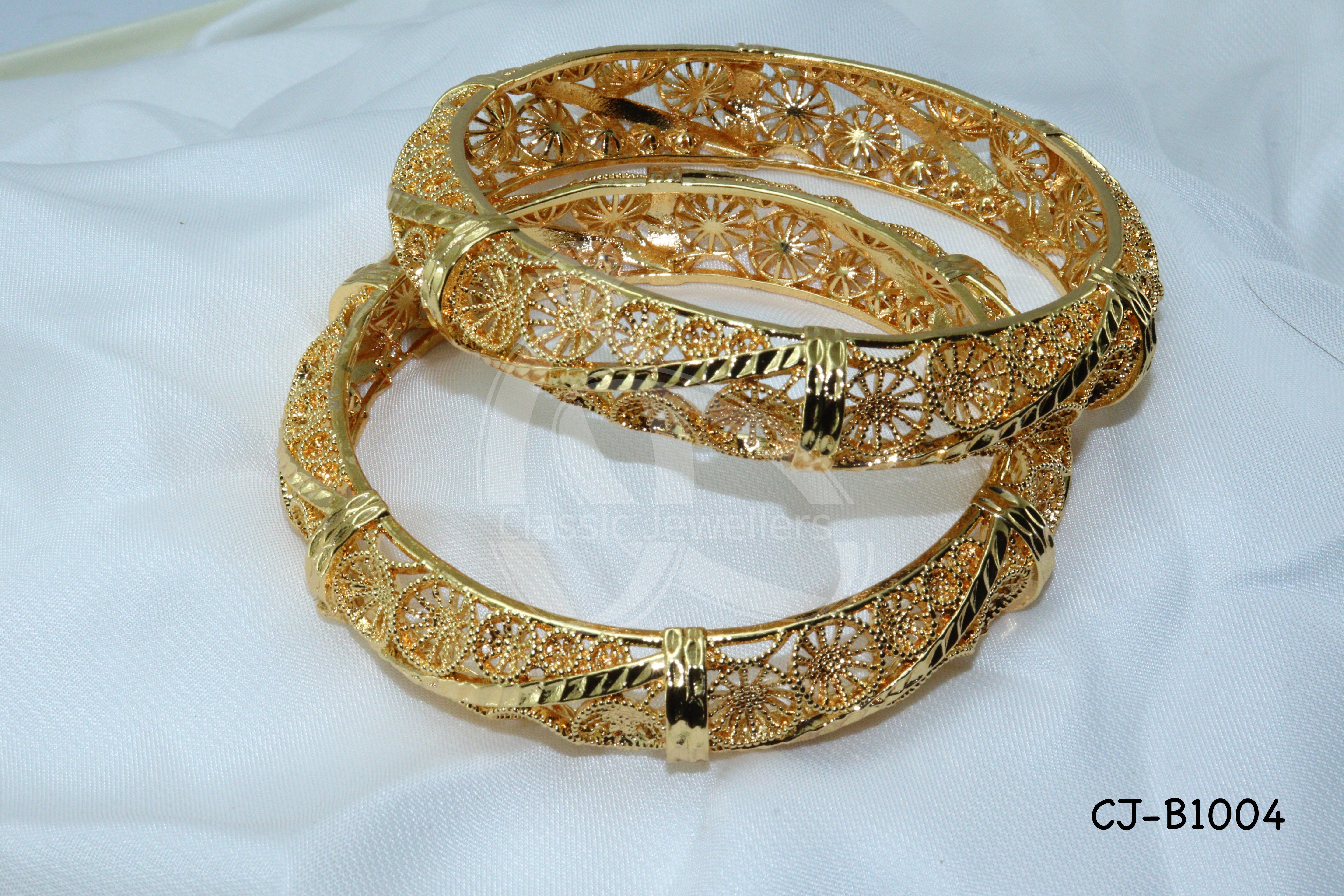 Flower Line Gold Kara