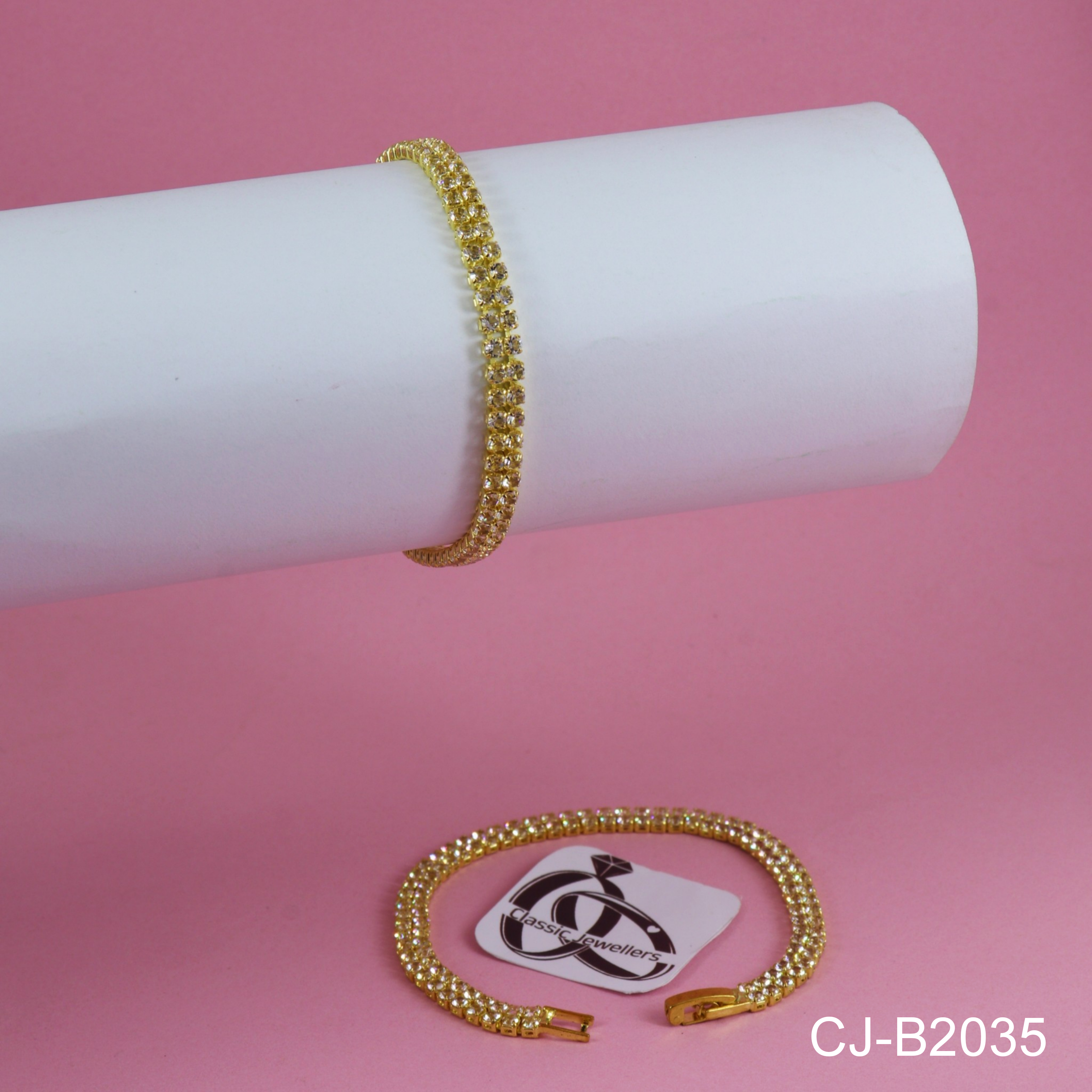 STONE BRACELET CJ-B2035 (GOLDEN)