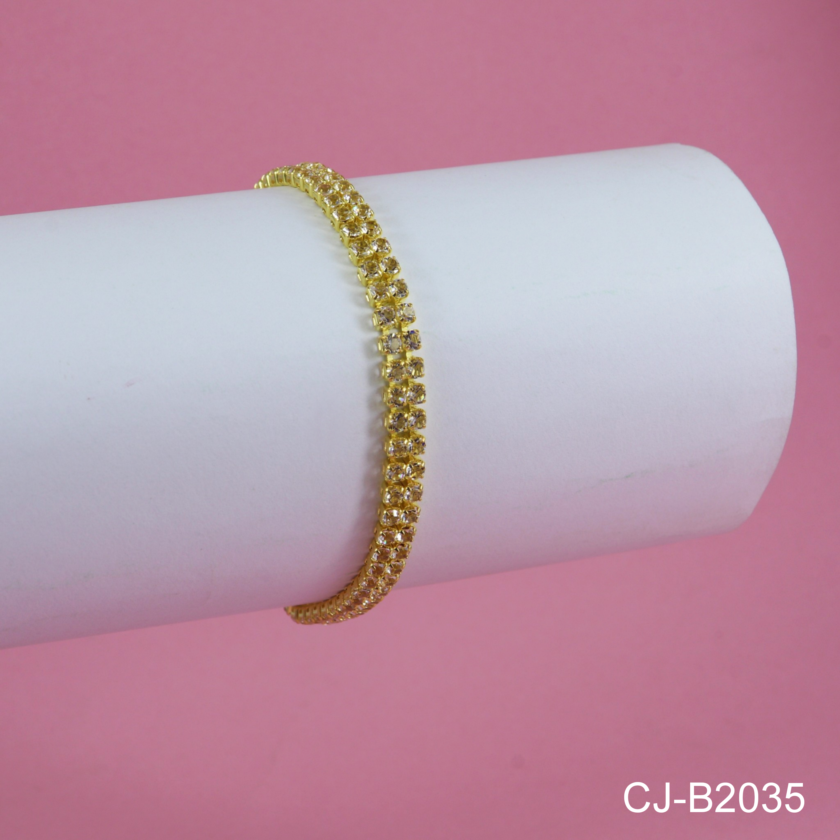 STONE BRACELET CJ-B2035 (GOLDEN)