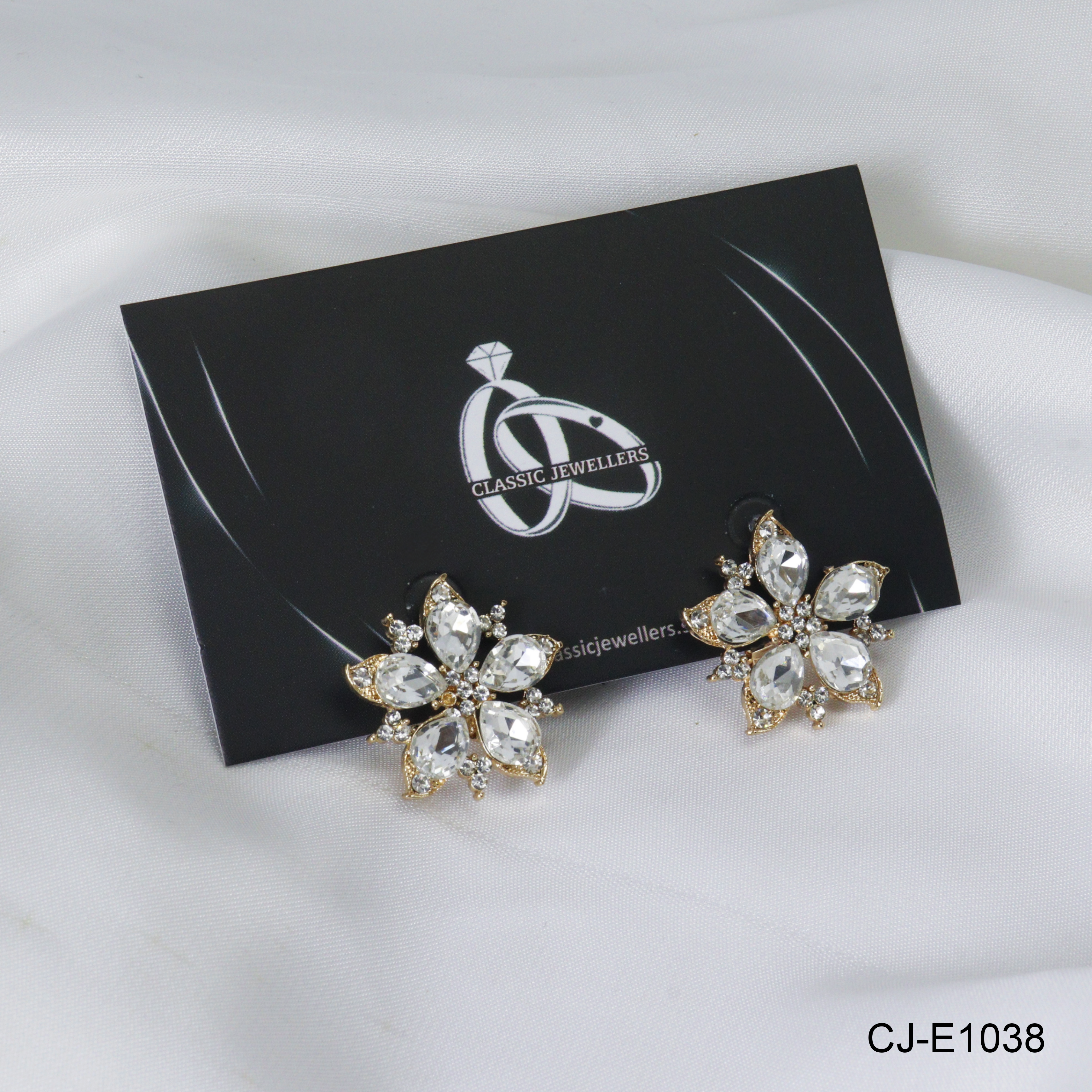 SNOWFLAKE EARRING CJ-E1038 (GOLDEN)