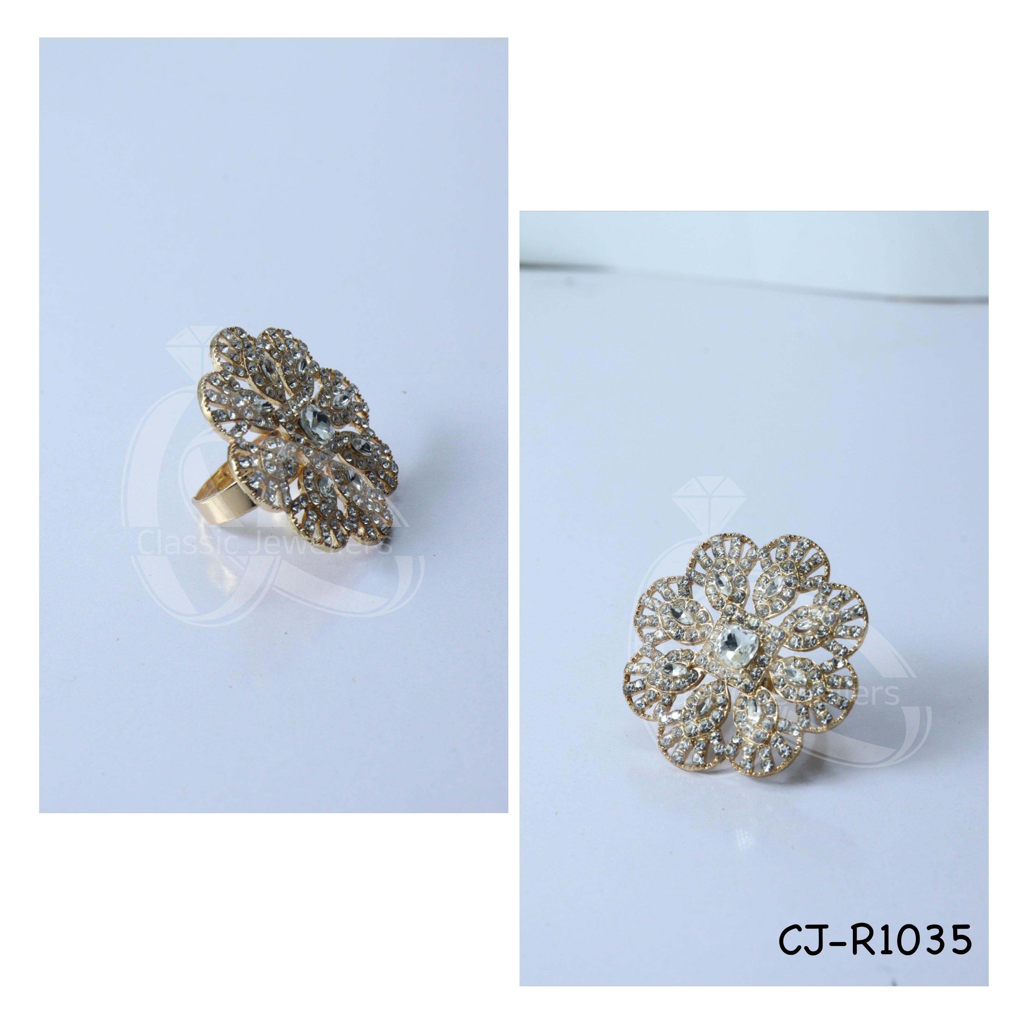 CJ-R1035 Silver Rings